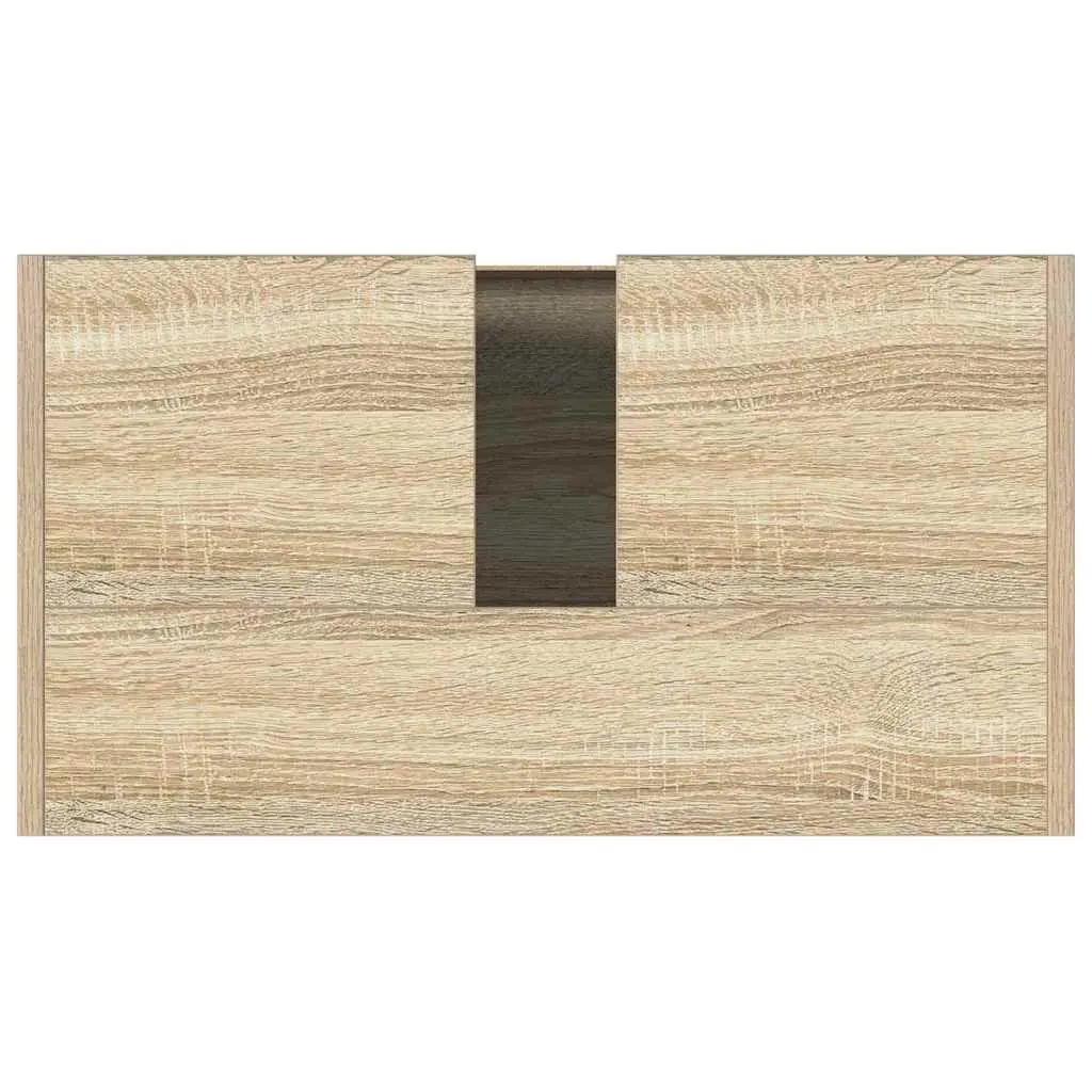 Bathroom Cabinet Storage Cupboard 60 x 33 x 61 cm Brown Engineered Wood