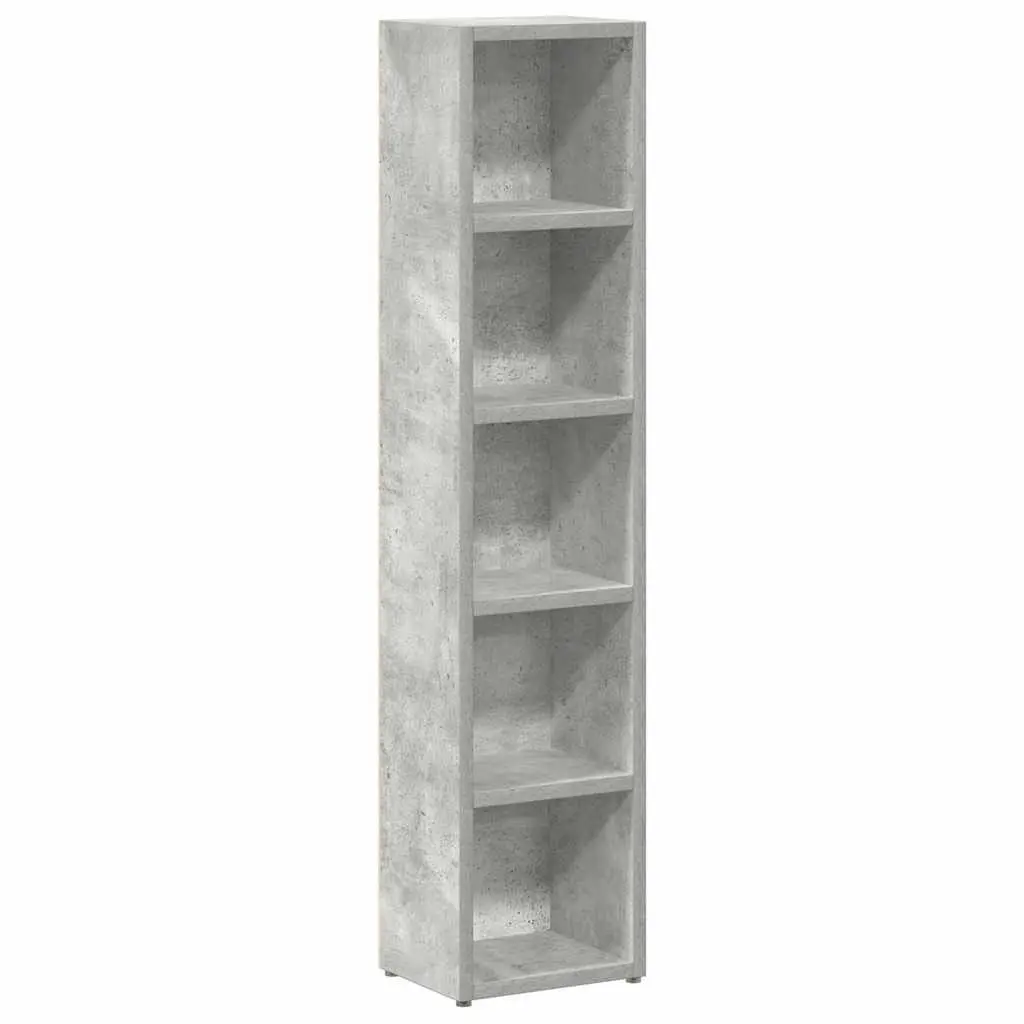 CD Storage Cabinet Grey 21x16x93.5cm Media Organizer Shelving Unit 5