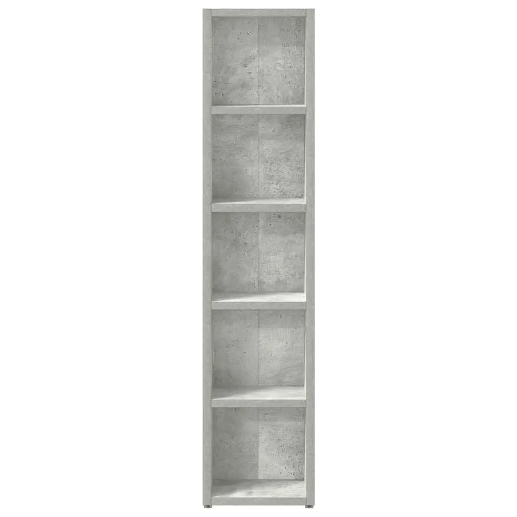 CD Storage Cabinet Grey 21x16x93.5cm Media Organizer Shelving Unit 5