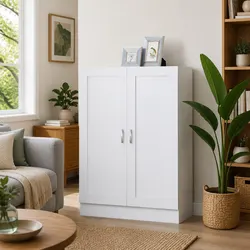 Reliable White Book Cabinet: Practical Storage Solution