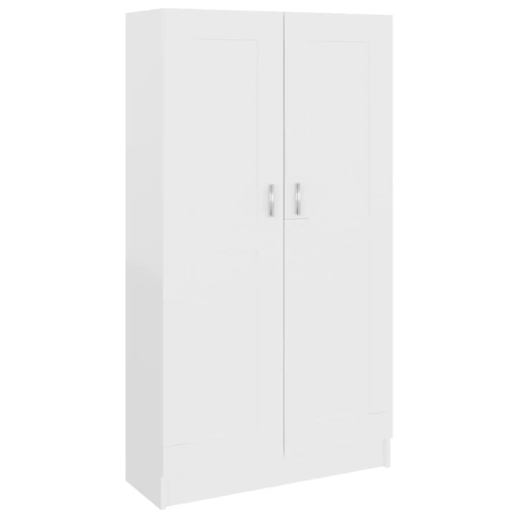 White Book Cabinet with 4 Compartments
