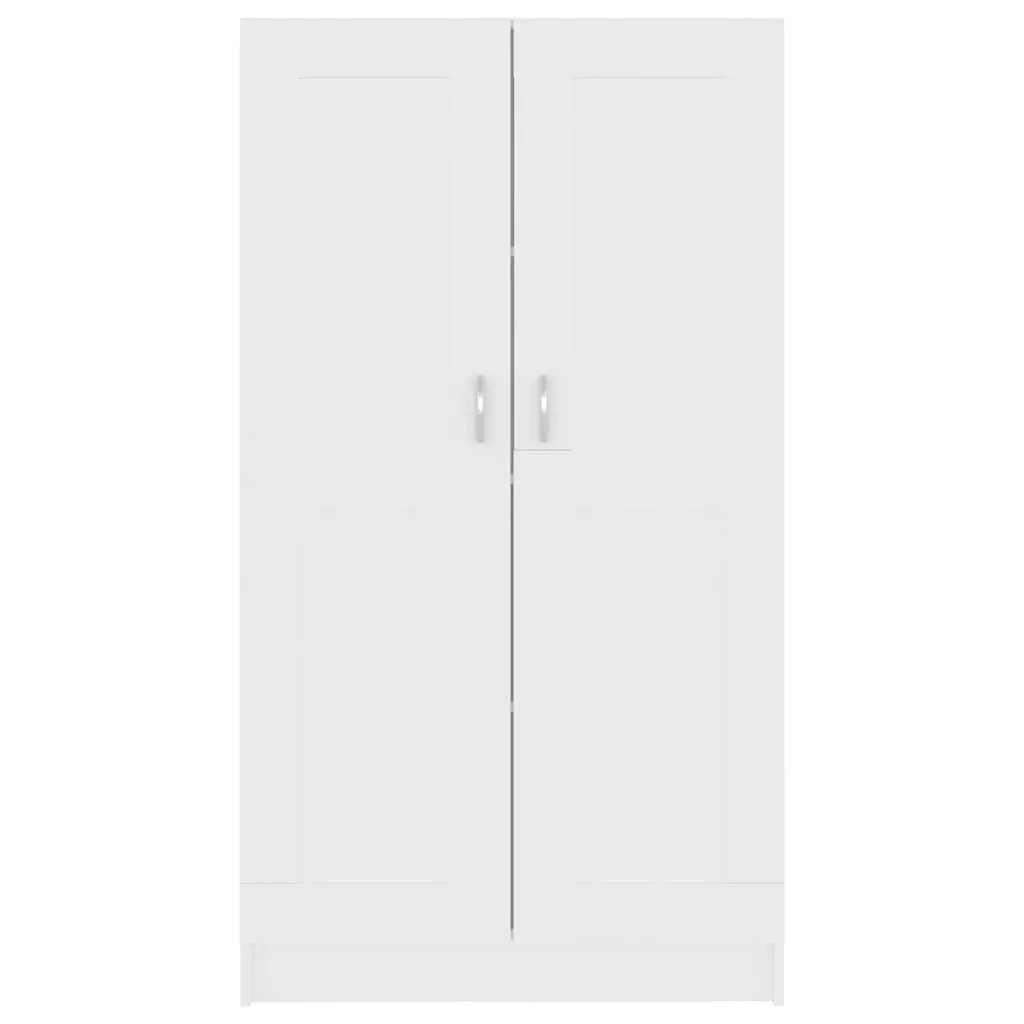 White Book Cabinet with 4 Compartments