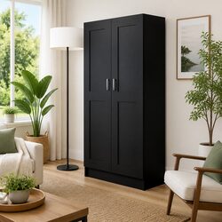 Practical and Value-Driven Black Book Cabinet