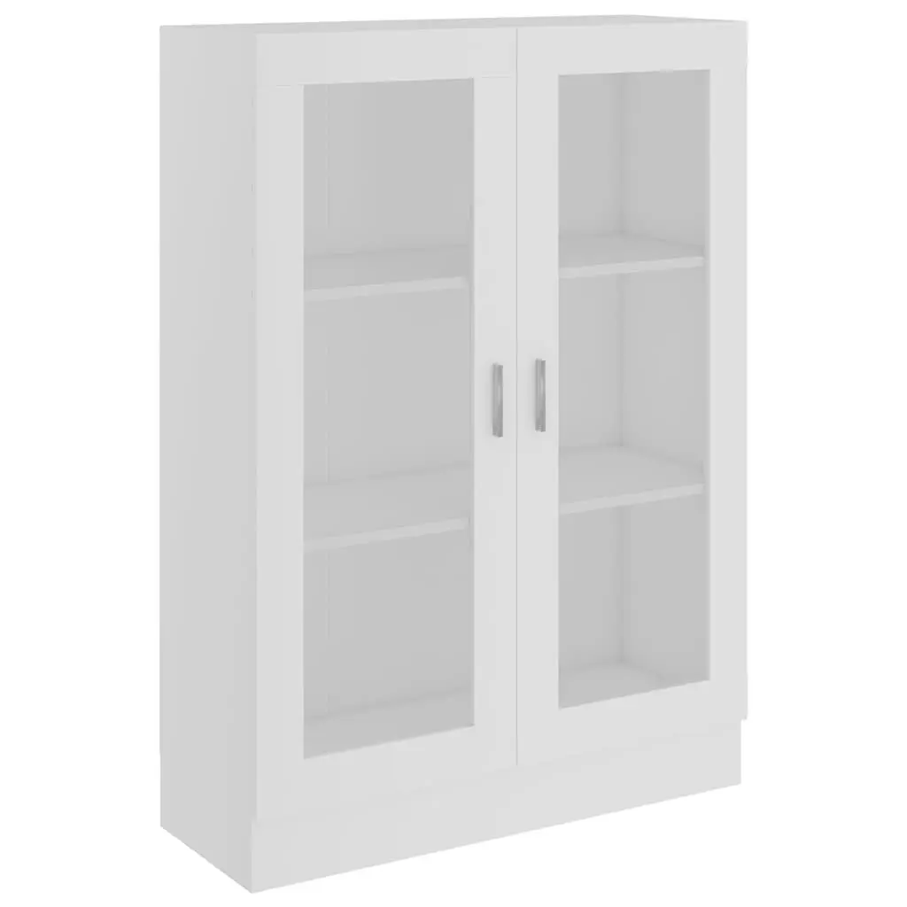 White Vitrine Cabinet for Organized Spaces