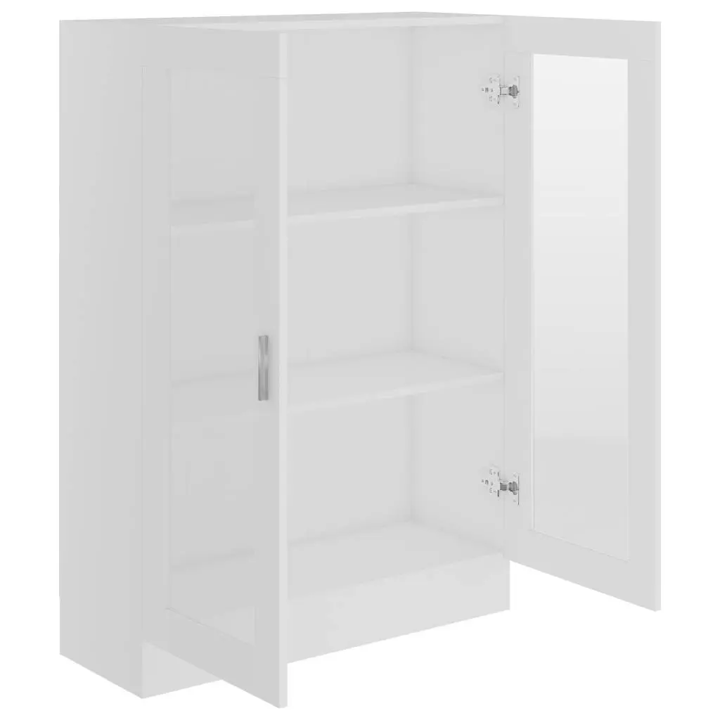 White Vitrine Cabinet for Organized Spaces