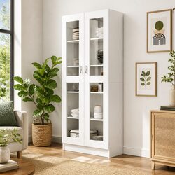 White Vitrine Cabinet – Practical Design for Home Needs
