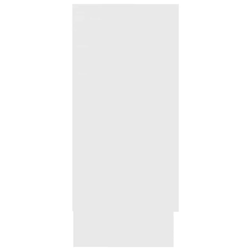 White Vitrine Cabinet Storage Sideboard with Doors Compartments Display