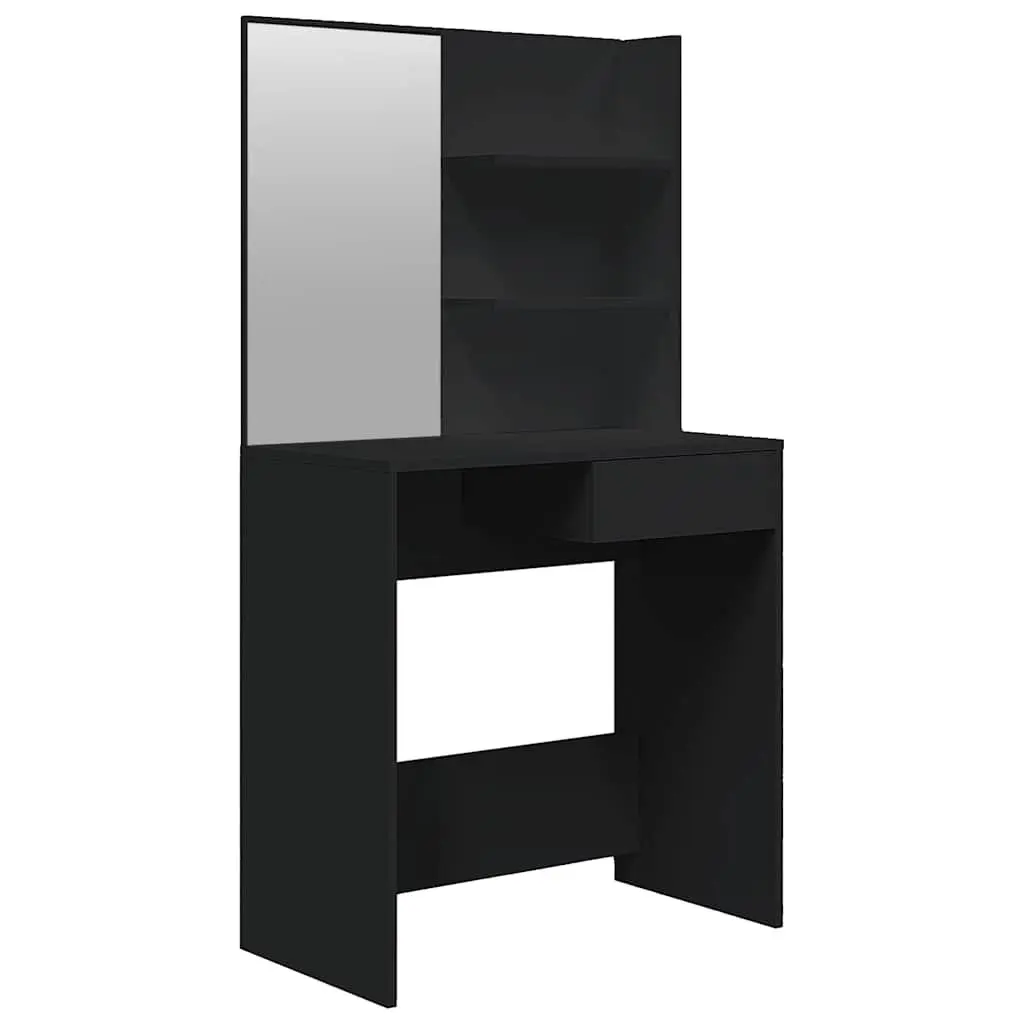 Black Vanity with Storage