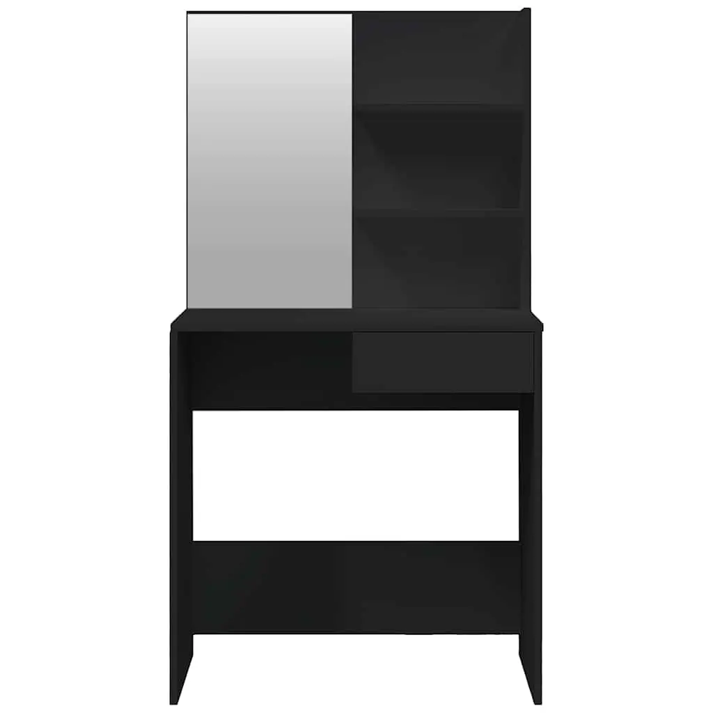 Black Vanity with Storage