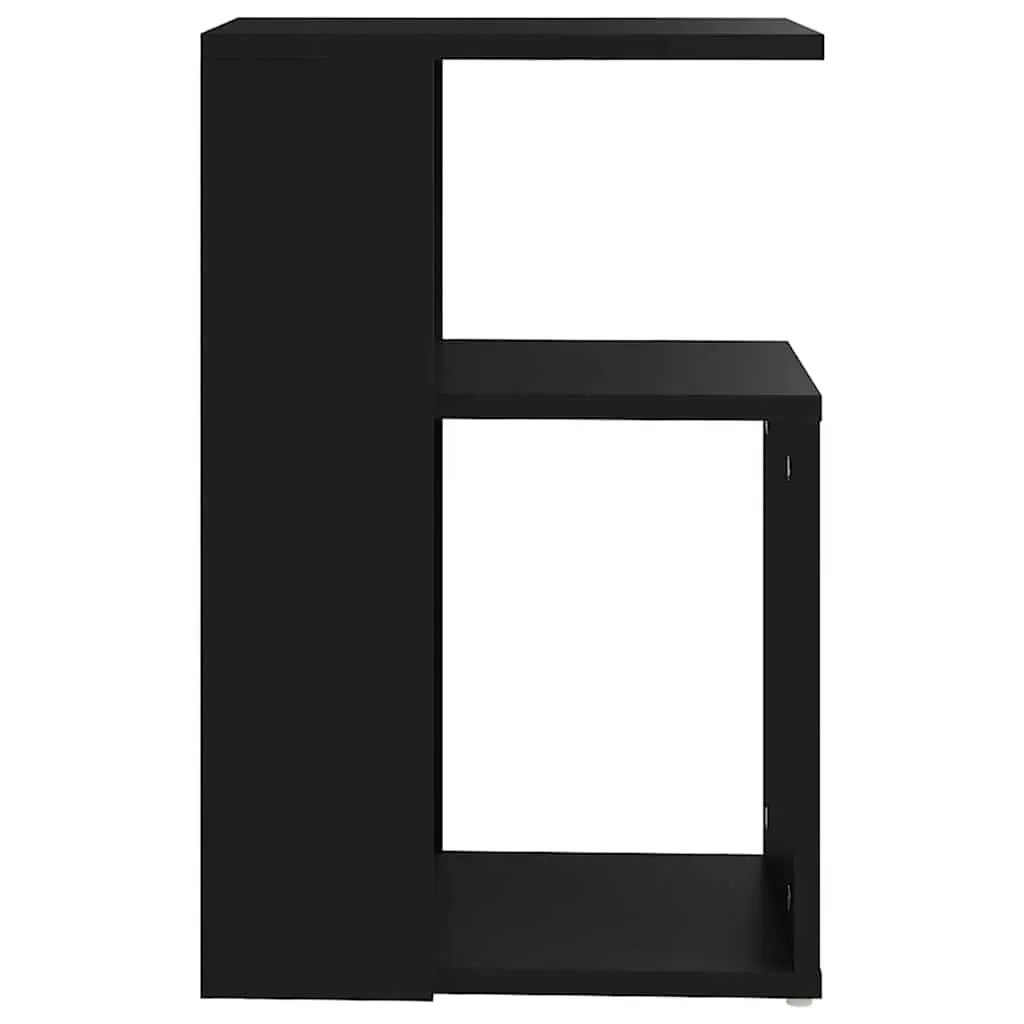 End Table Black Modern Side Storage Coffee Table Accent Furniture Living Room
