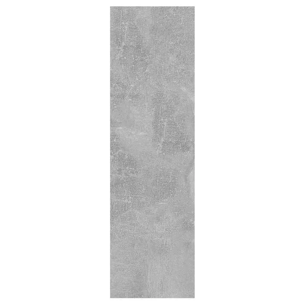 Wall Shelf Grey Storage Display Unit Open Compartments 75 x 16 x 55 cm