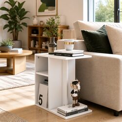 Reliable White Side Table for Everyday Use