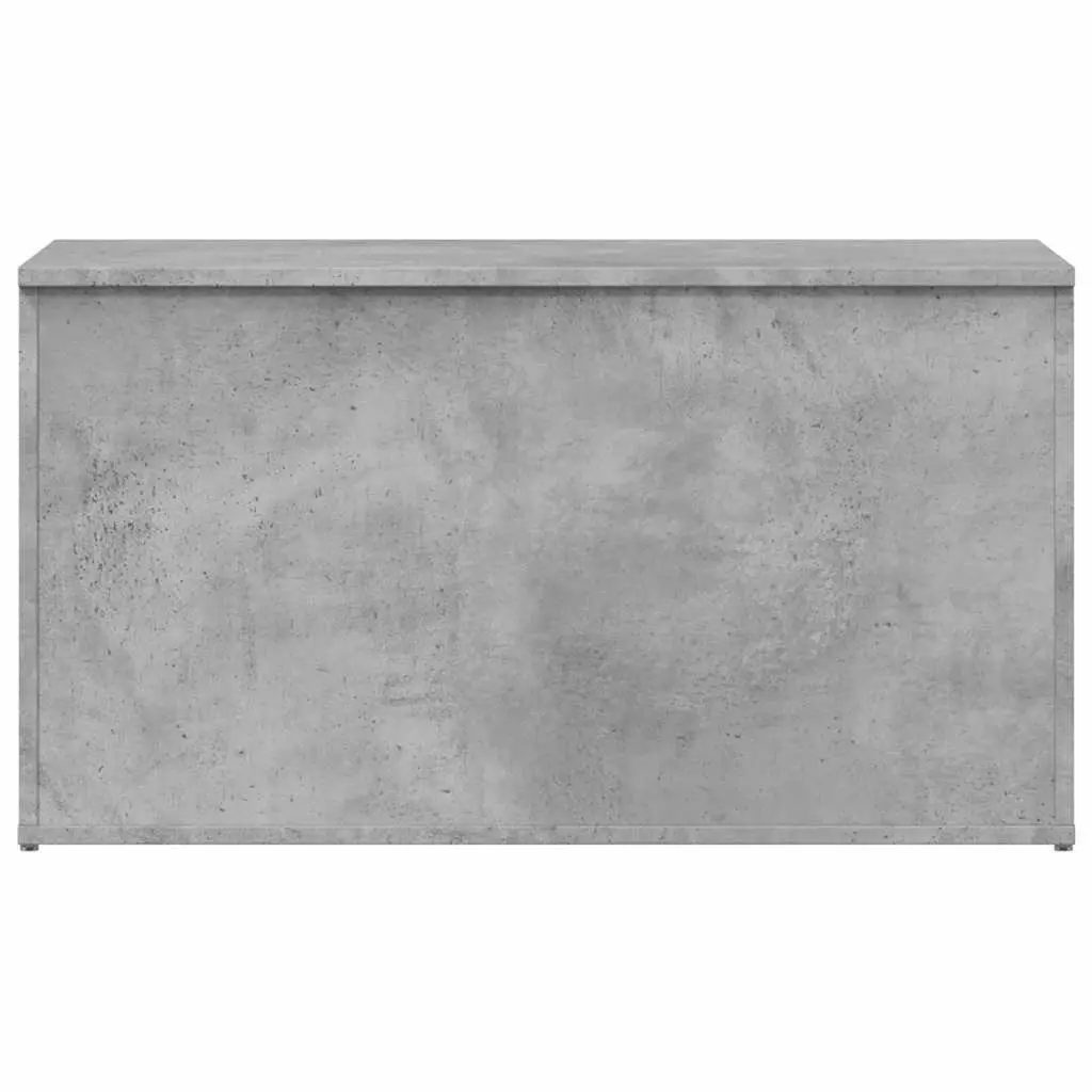 Storage Chest Organizer Box Engineered Wood Grey 84x42x46cm