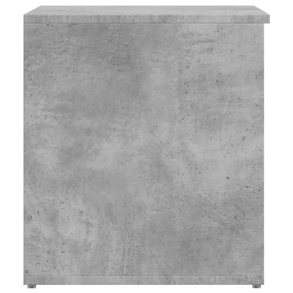 Storage Chest Organizer Box Engineered Wood Grey 84x42x46cm