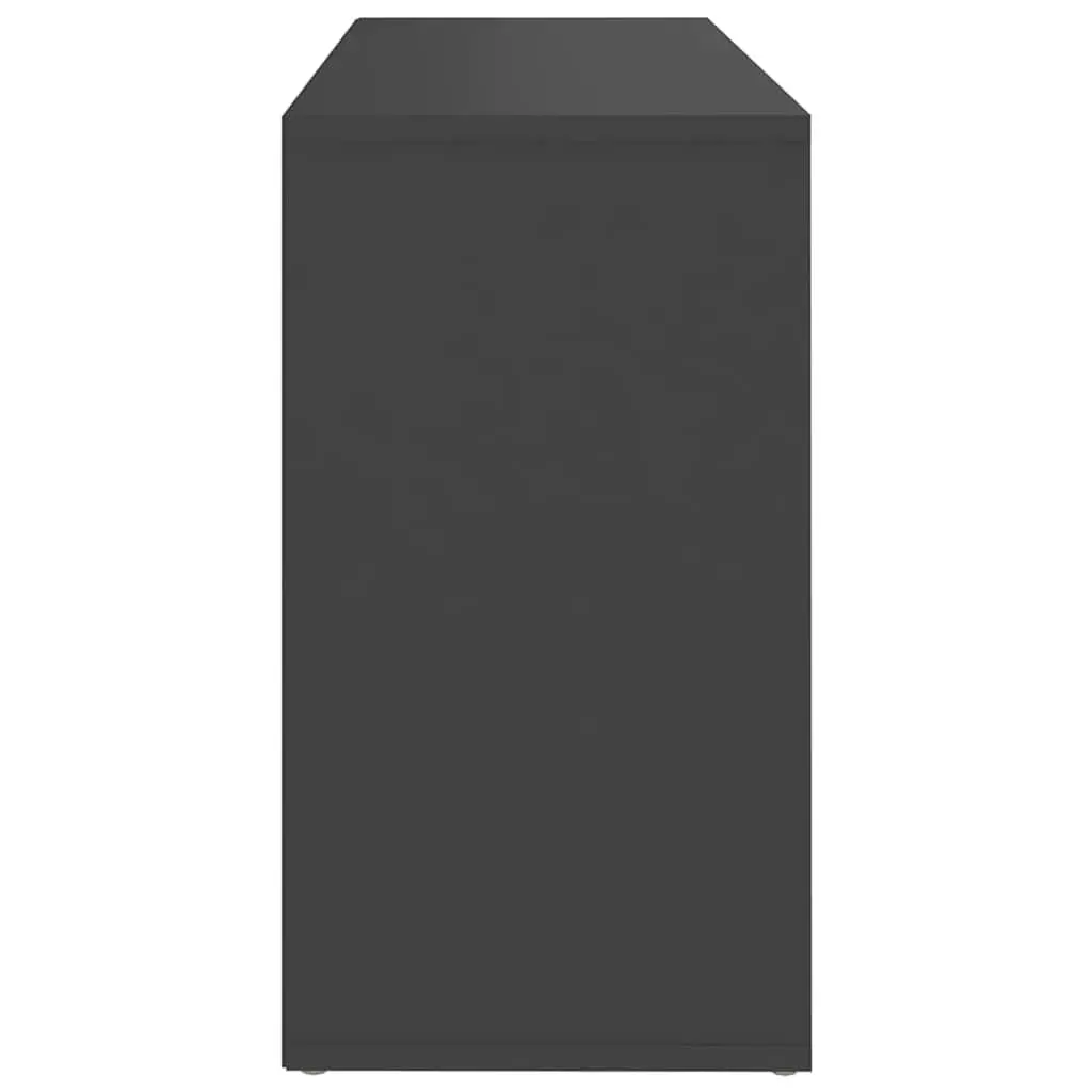 Shoe Bench Storage Organiser Grey 10 Shelves Wardrobe Cabinet Rack