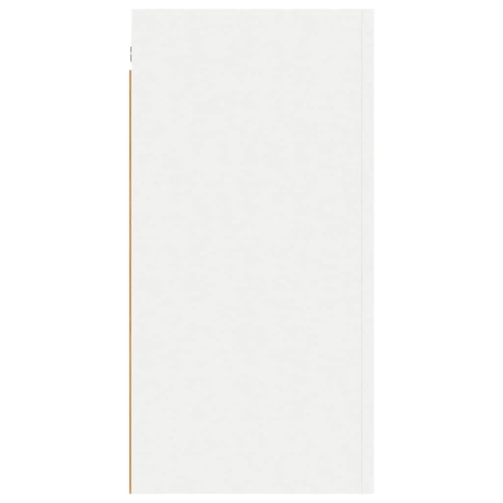 Wall-Mounted TV Cabinet White Storage Display Unit 2 Shelves