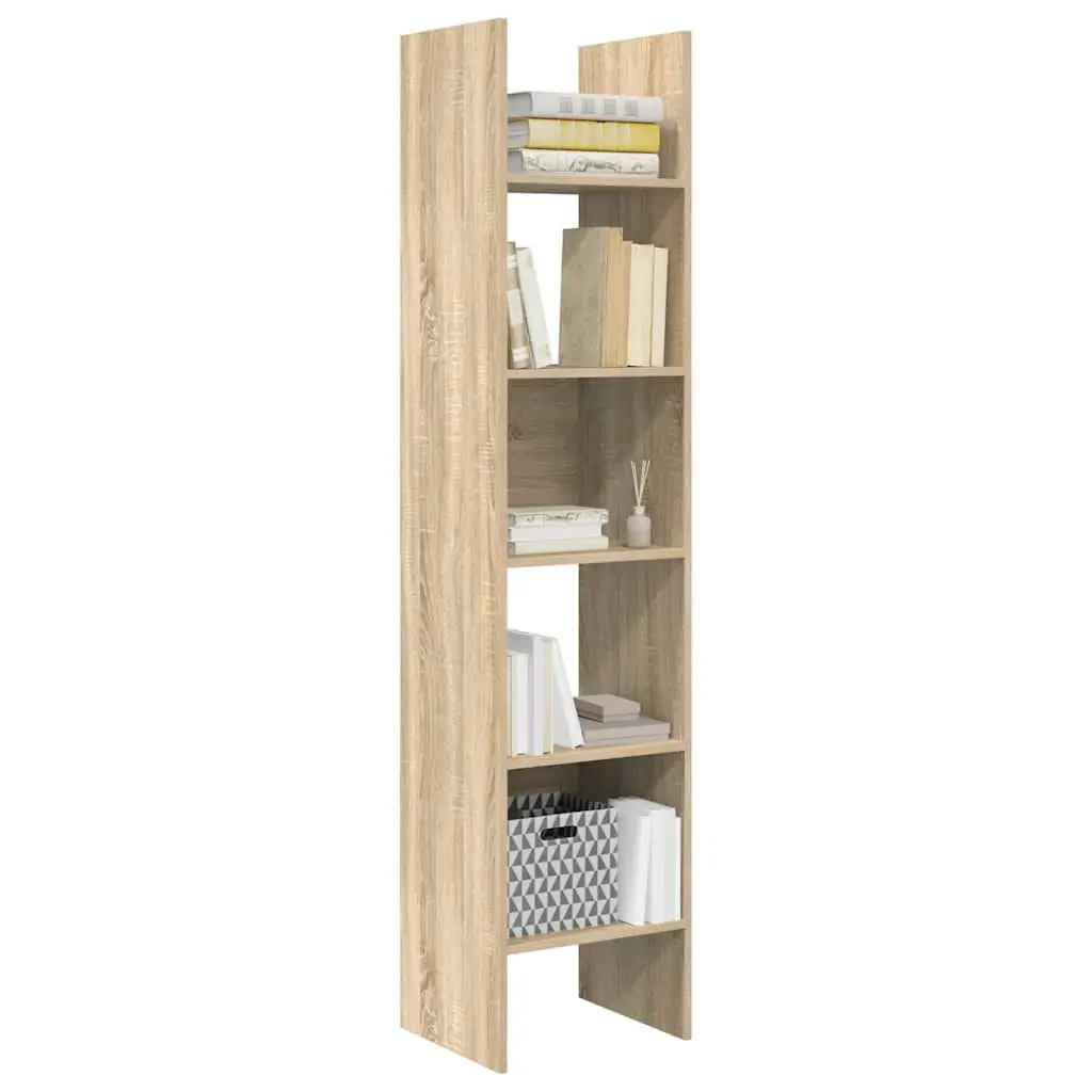 Book Cabinet Sonoma Oak 40x35x180 cm Shelving Storage Home Furniture