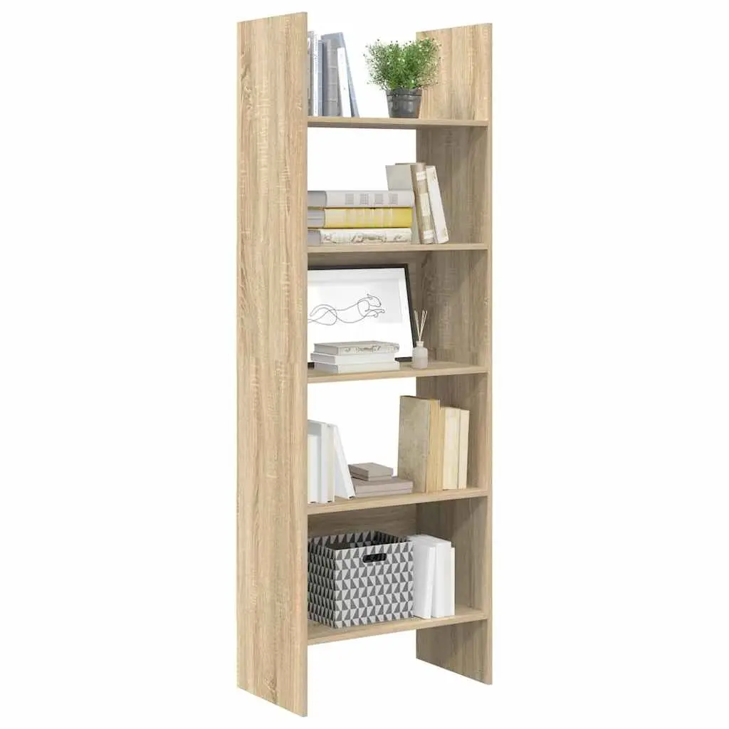 Book Cabinet Storage Unit 60x35x180 cm Engineered Wood Brown