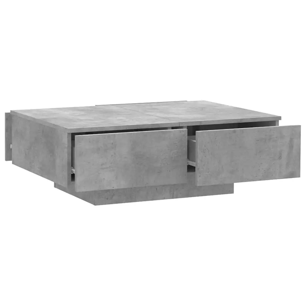 Coffee Table Grey 90x60x31 cm Engineered Wood Accent Table Living Room Furniture