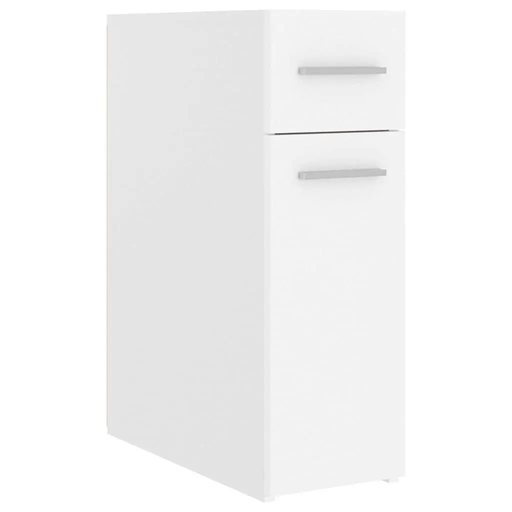 Storage Cabinet Apothecary Organiser 20 x 45.5 x 60 cm White Engineered Wood