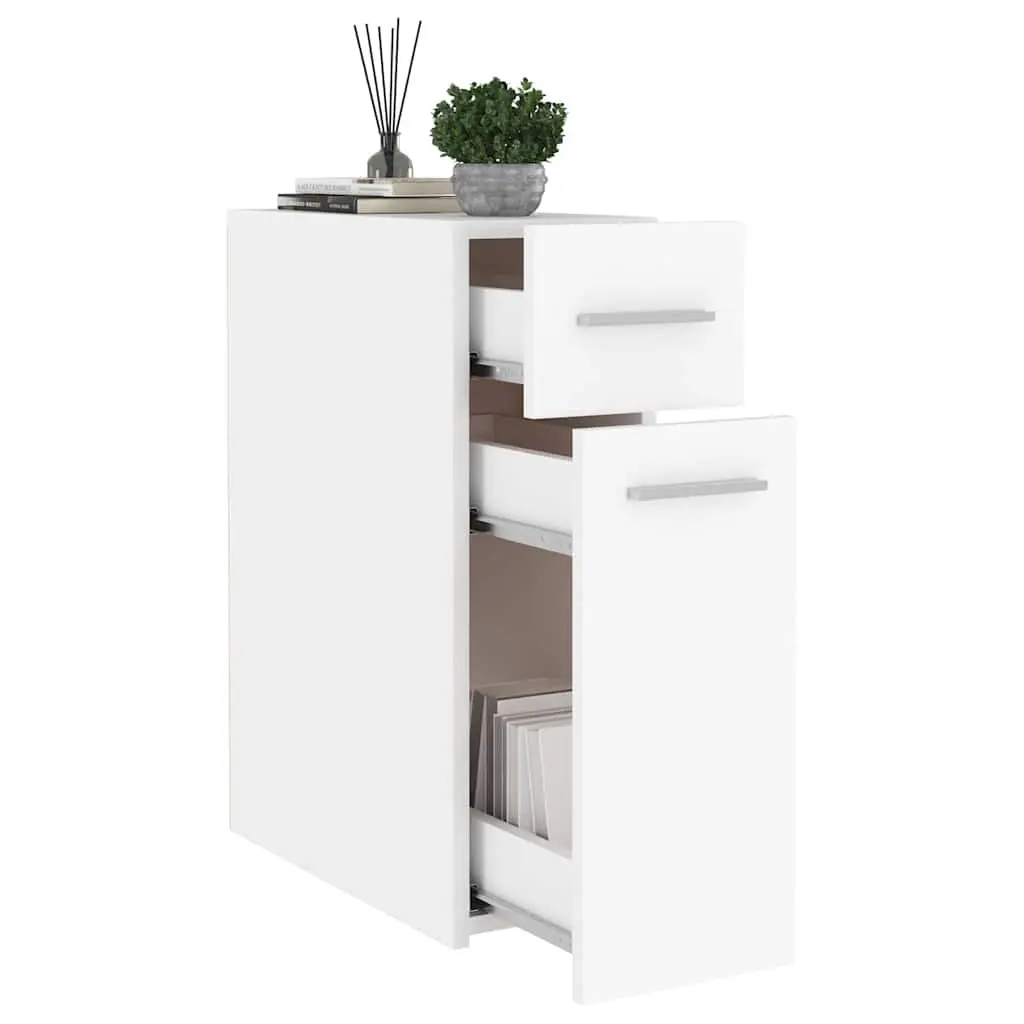 Storage Cabinet Apothecary Organiser 20 x 45.5 x 60 cm White Engineered Wood