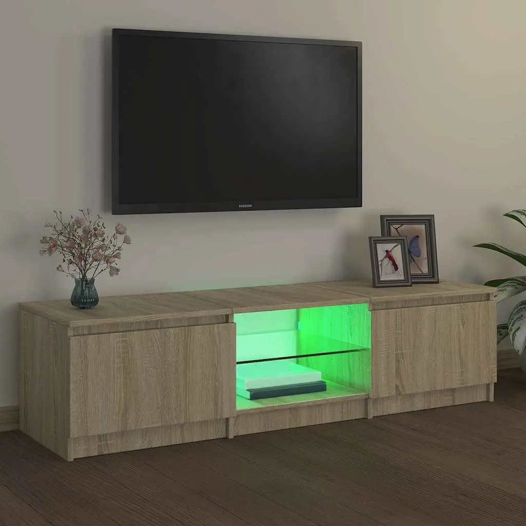 TV Cabinet Media Stand Storage Unit 140x40x36cm Brown