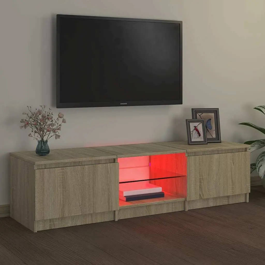 TV Cabinet Media Stand Storage Unit 140x40x36cm Brown