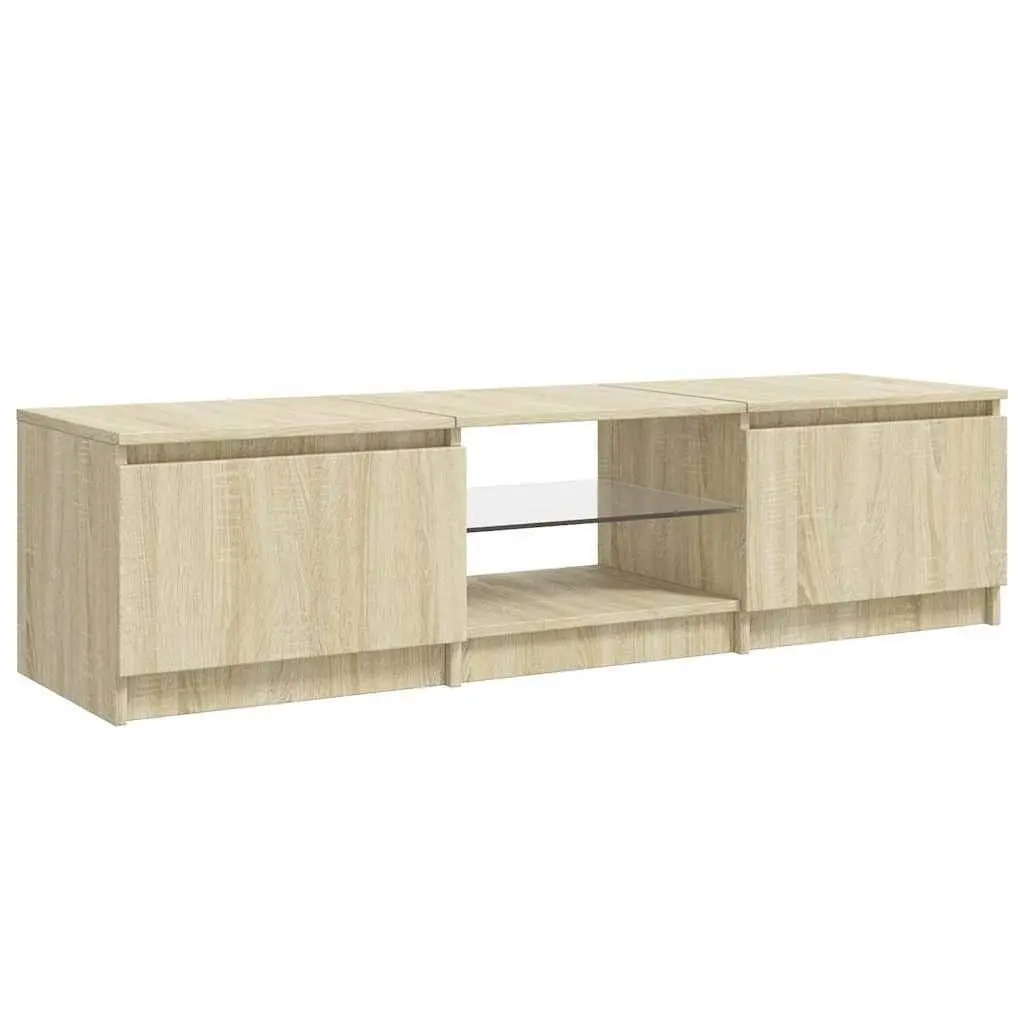 TV Cabinet Media Stand Storage Unit 140x40x36cm Brown