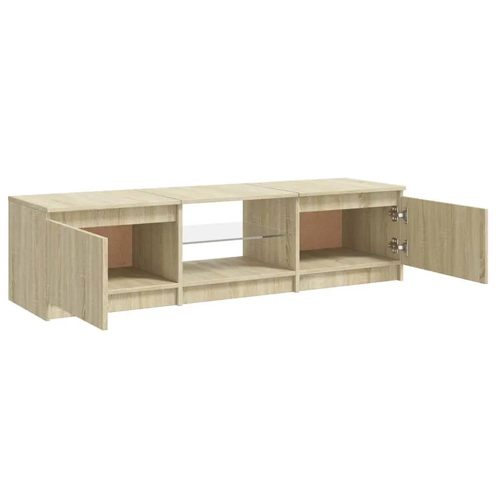 TV Cabinet Media Stand Storage Unit 140x40x36cm Brown