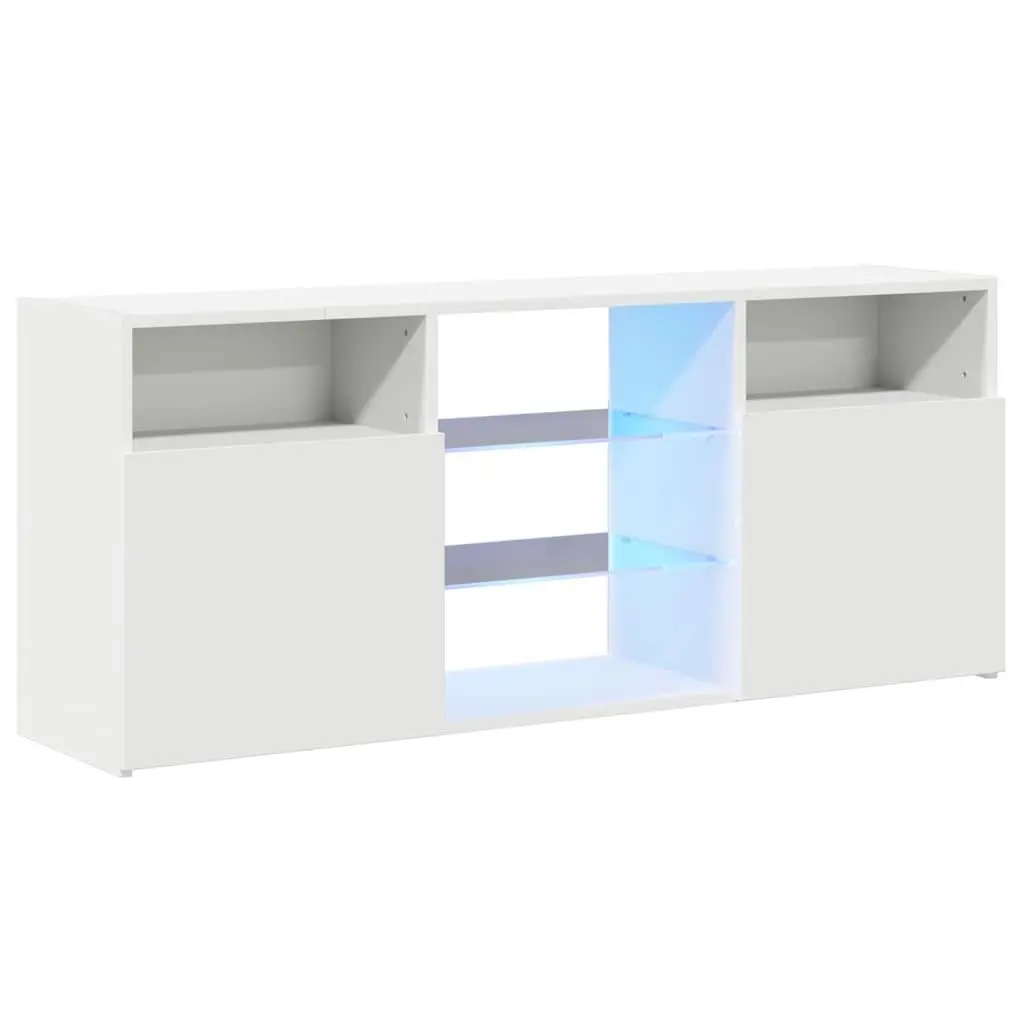 TV Cabinet Media Storage Unit 120x30x50cm White