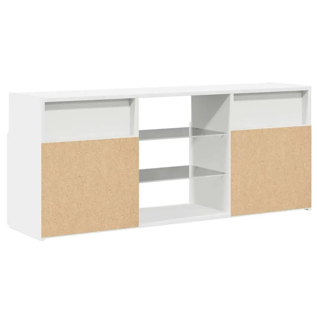 TV Cabinet Media Storage Unit 120x30x50cm White