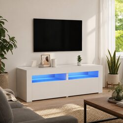 Affordable Modern TV Cabinet with Adjustable RGB Lights