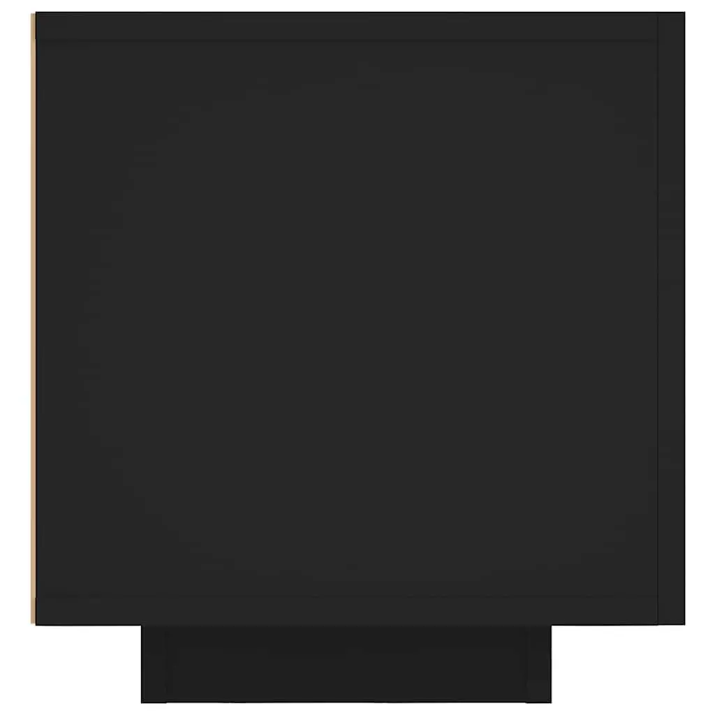 Black TV Cabinet with Adjustable LED Lights