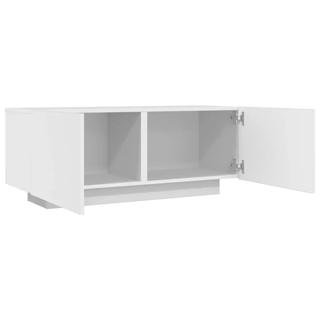 TV Cabinet Media Unit Storage Organiser 100x35x40 cm White Engineered Wood