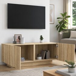 Warm and Functional Sonoma Oak TV Cabinet Unit