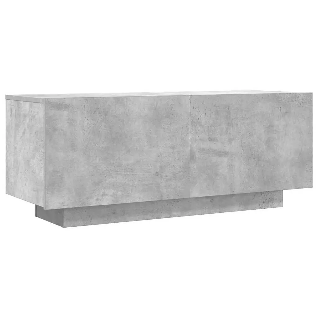 TV Cabinet Concrete Grey 100x35x40 cm Engineered Wood Media Storage Unit