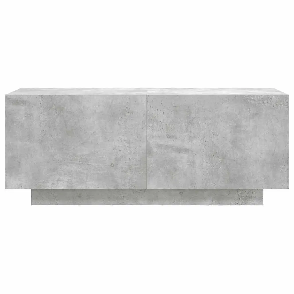 TV Cabinet Concrete Grey 100x35x40 cm Engineered Wood Media Storage Unit