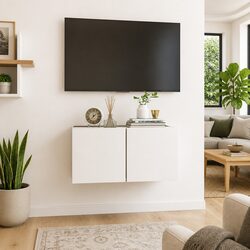 Functional and Stylish Wall-Mounted TV Cabinet