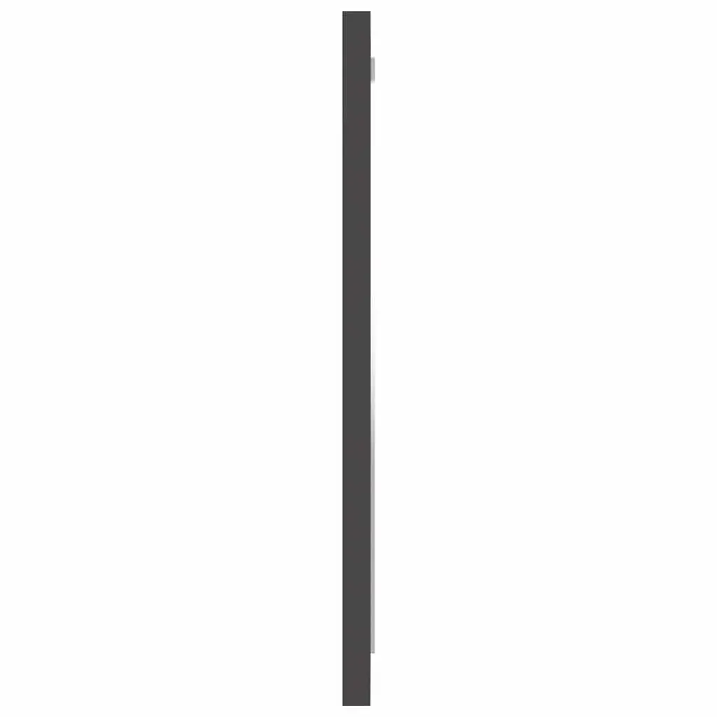 Bathroom Vanity Mirror Wall Mounted Storage Cabinet 40cm Grey Engineered Wood