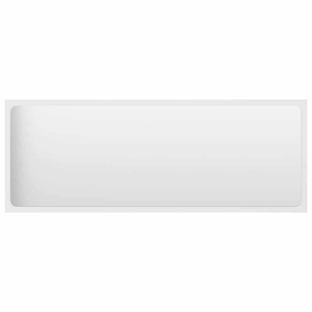 Bathroom Vanity Mirror Wall Mount Storage Cabinet 100cm White Engineered Wood