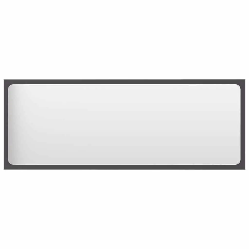 Bathroom Vanity Mirror Wall Mounted Storage Cabinet 100cm Grey
