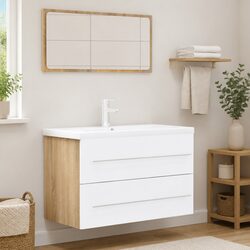 Value and Practicality: 2-Piece Bathroom Furniture Set