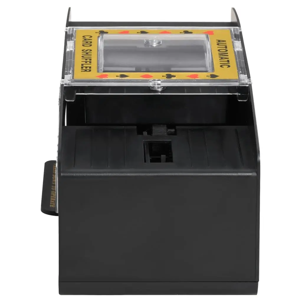 Automatic Card Shuffler Battery Operated Black 2 Decks for Poker Bridge and Card Games