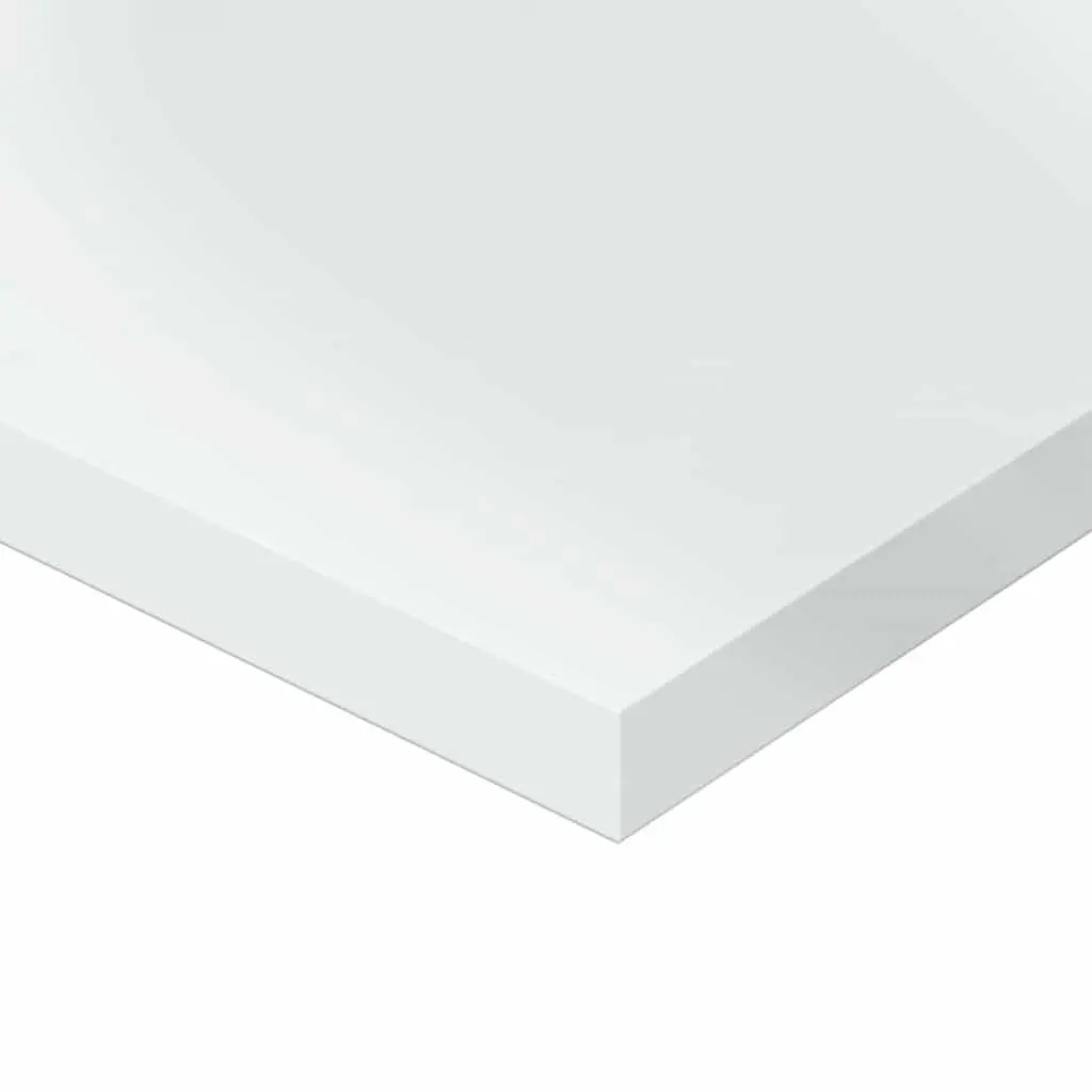 Bookshelf Boards 4 pcs White 40x20x1.5 cm Engineered Wood Wall Shelves Storage