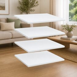 White Floating Shelf Boards for Reliable Storage Solutions