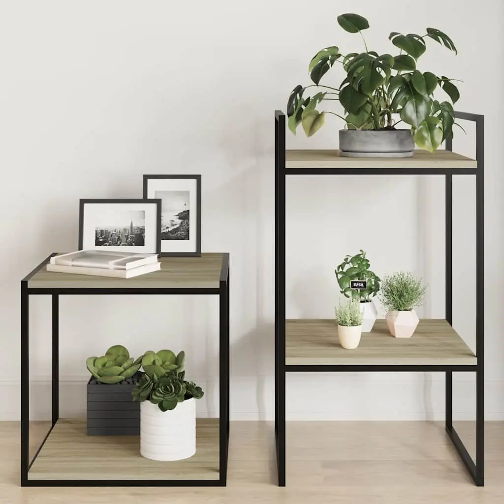 Floating Shelves Boards 4 pcs Wall Mount Storage Shelving Brown 40x40x1.5 cm