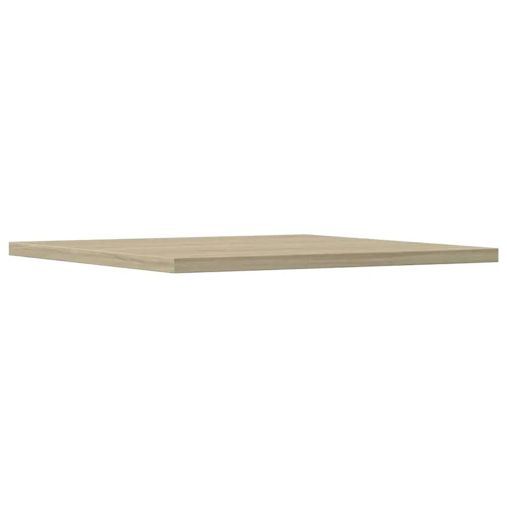 Floating Shelves Boards 4 pcs Wall Mount Storage Shelving Brown 40x40x1.5 cm