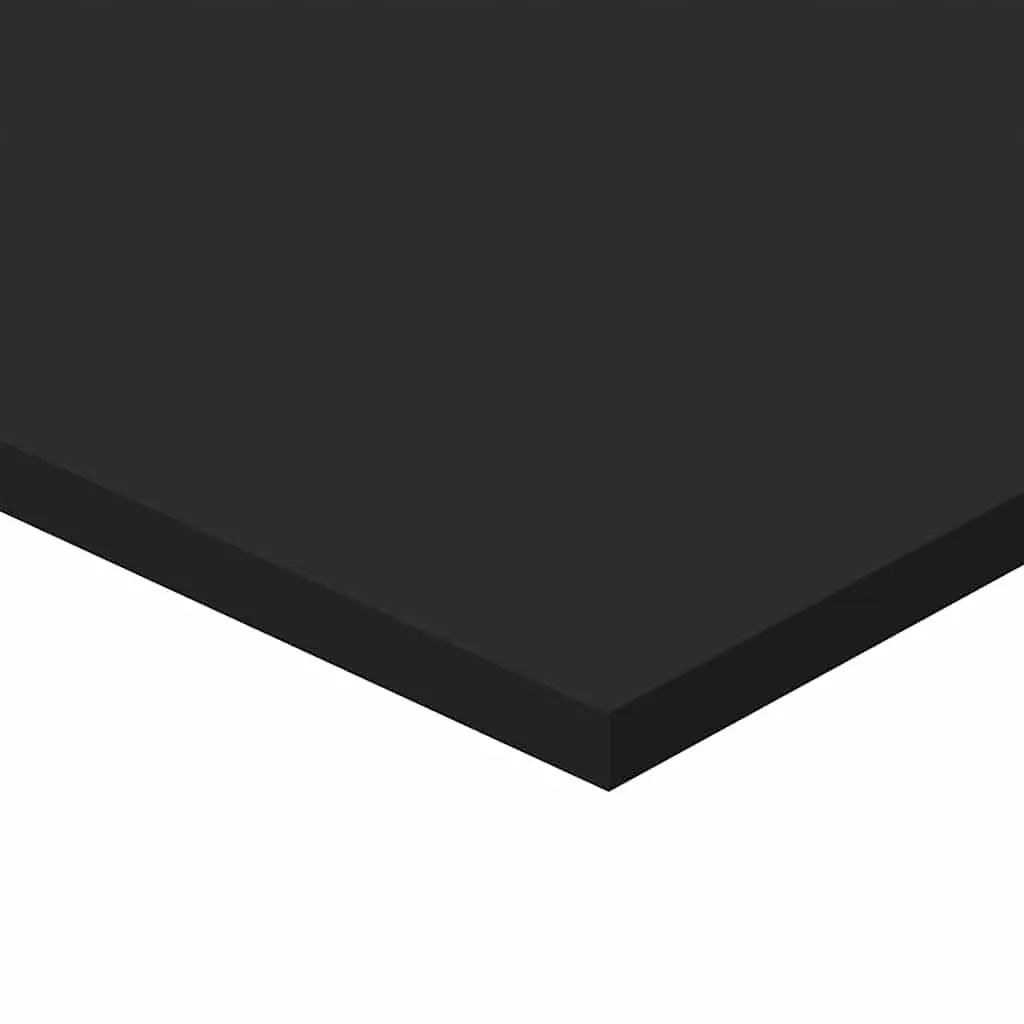 Engineered Wood Bookshelf Boards Black 40x50x1.5 cm Floating Shelves Storage 4 Piece
