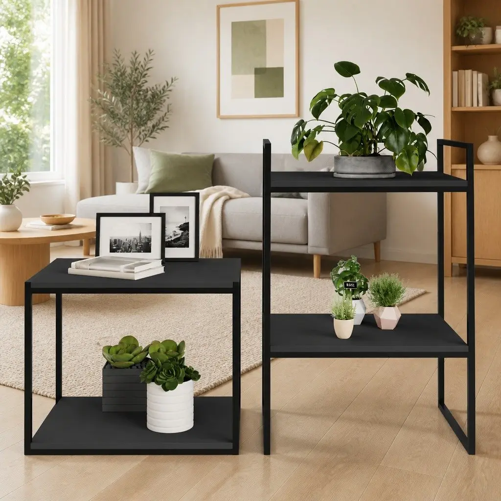 Grey Floating Shelf Boards for Storage