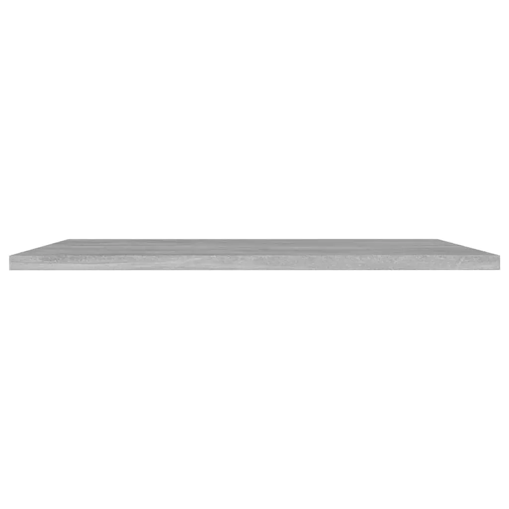 Floating Shelf Boards 4 Pieces Grey Wall Mount Storage Shelving Engineered Wood